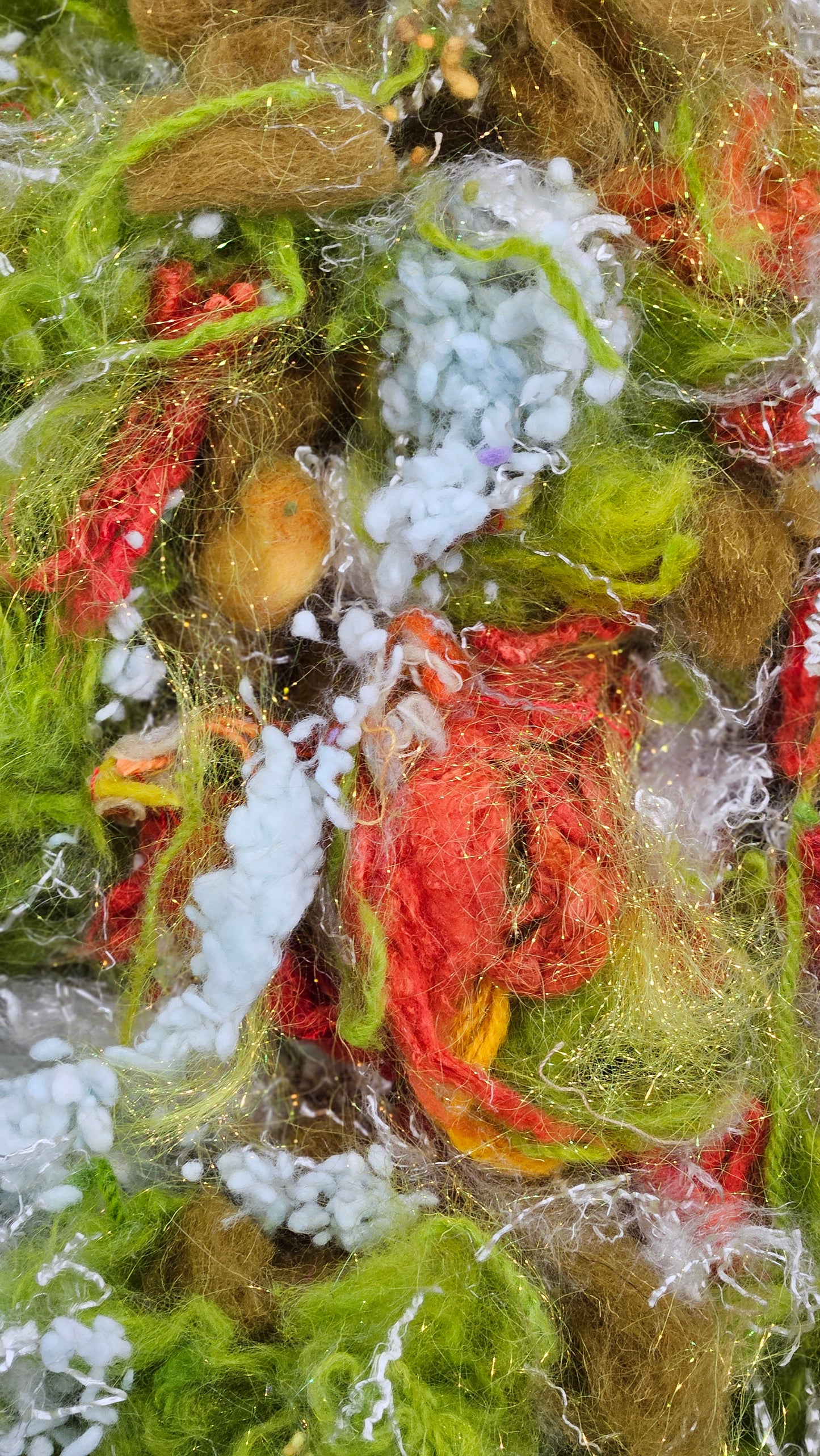 JO MARCH - recycled wool fiber art texture for blending, felting, and papermaking - 2 oz | 57 g