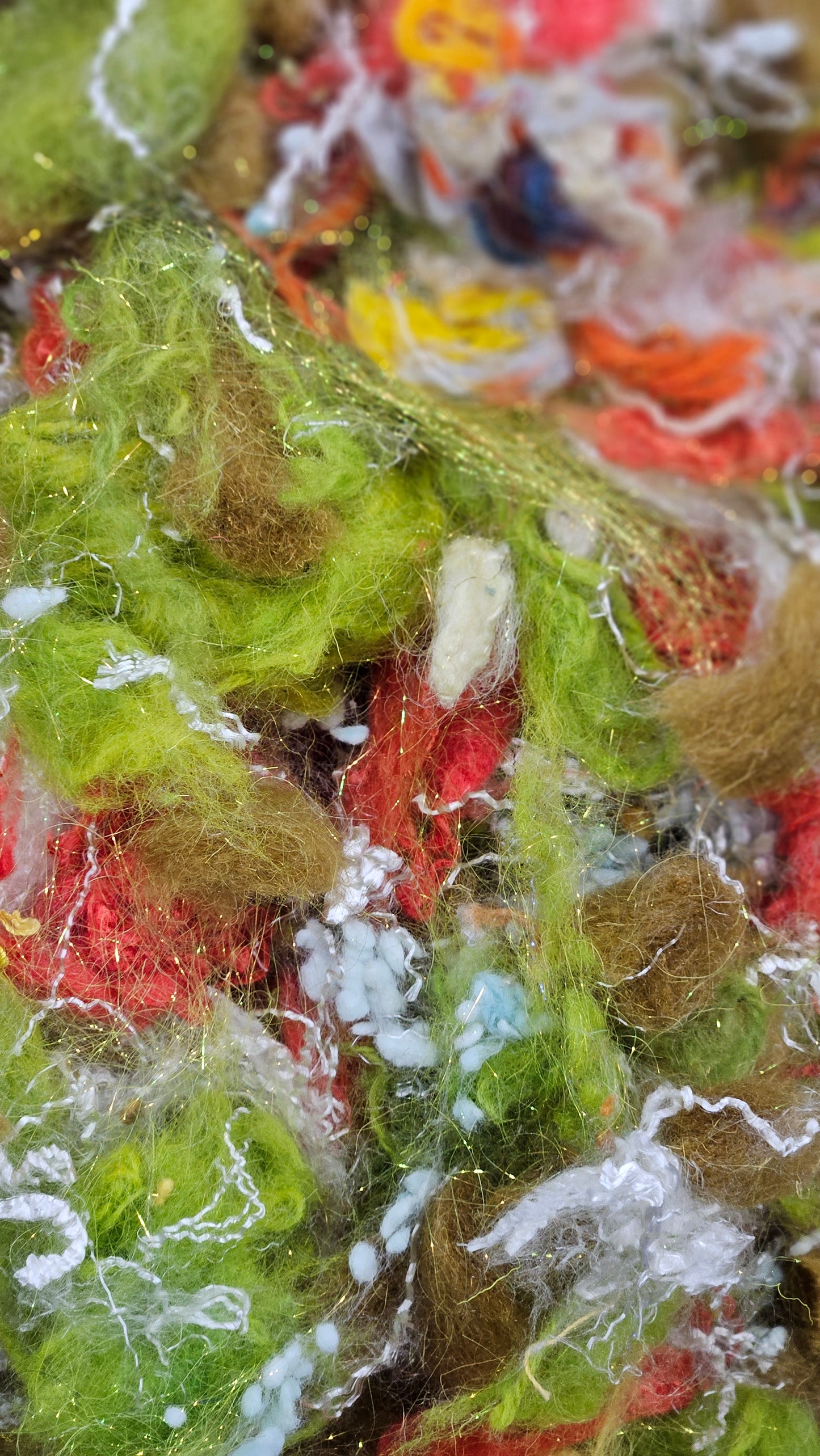 JO MARCH - recycled wool fiber art texture for blending, felting, and papermaking - 2 oz | 57 g