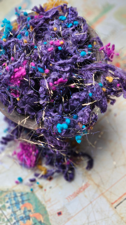 NINEVEH Dyed Fine Wool Nepps Bamboo Blend - 1.5 ounces
