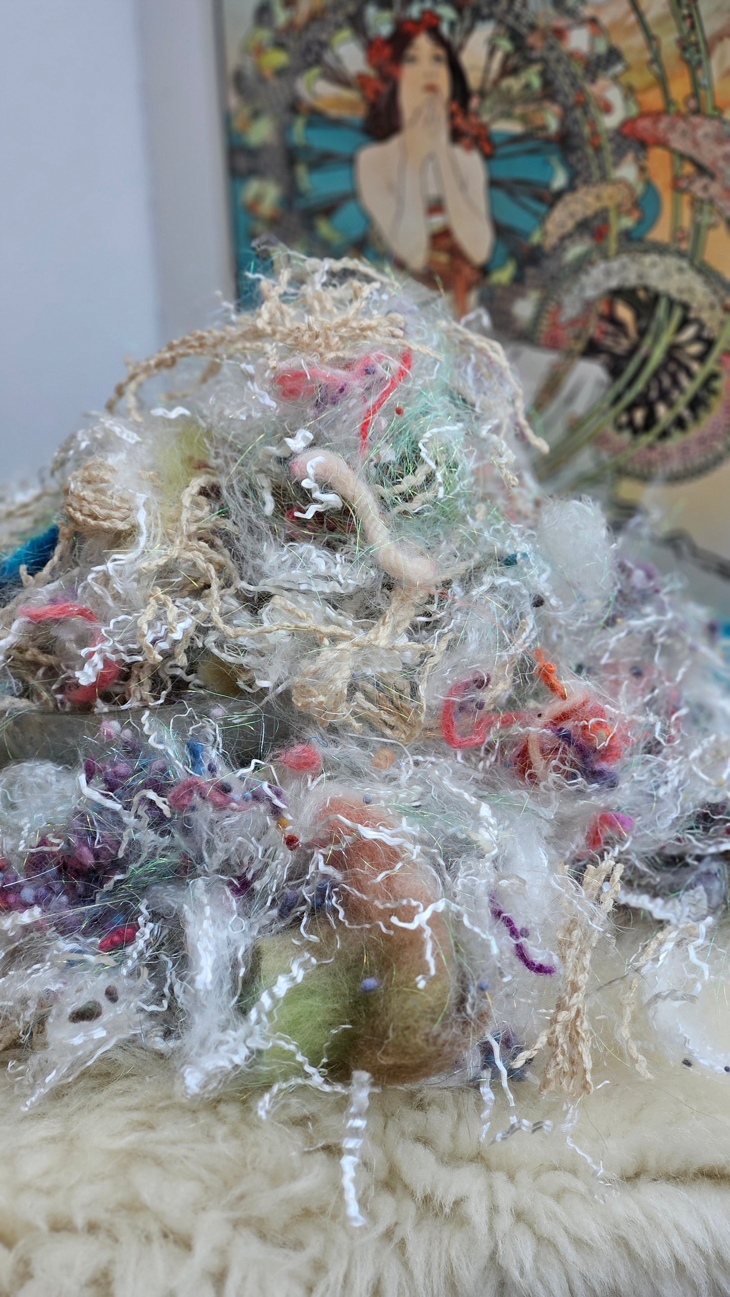 MONACO Alphonse Mucha Inspired Fiber Art Texture Blend - 2.5 ounces