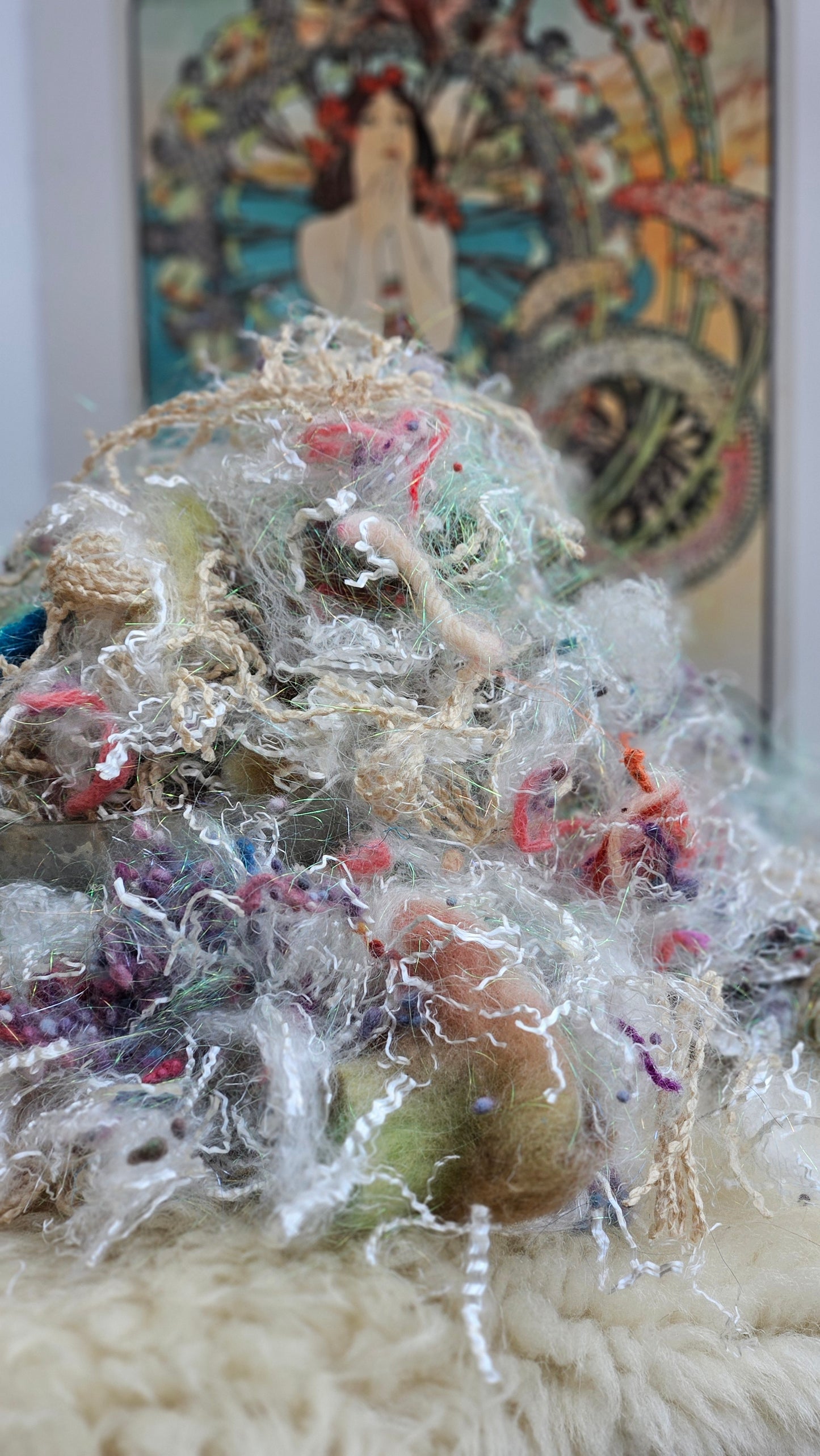 MONACO Alphonse Mucha Inspired Fiber Art Texture Blend - 2.5 ounces