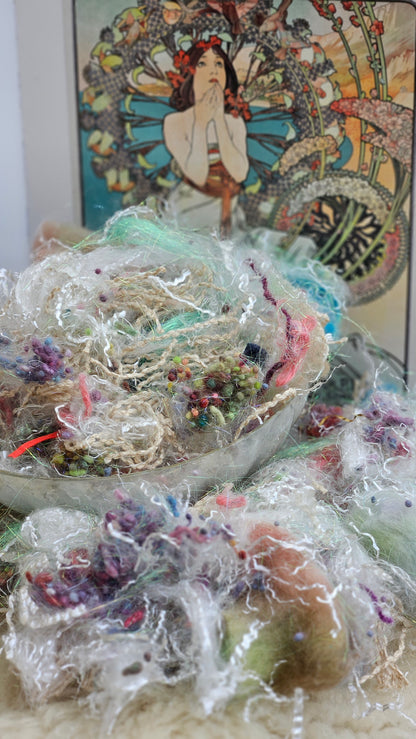 MONACO Alphonse Mucha Inspired Fiber Art Texture Blend - 2.5 ounces