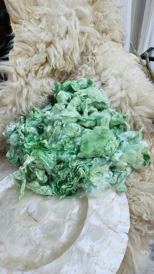 MINT JULEP Wool Bamboo Cloud Mill Ends - 5 ounces