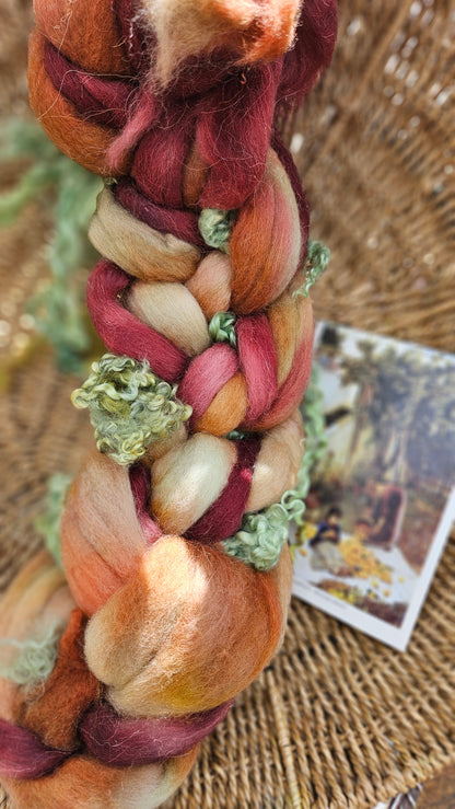 Waterhouse Inspired Signature Art Roving - Gathering Orange Blossoms Collection 103 - 4.3 oz