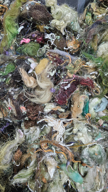 Emerald - Alphonse Mucha Fiber Art Texture Blend 3 ounces