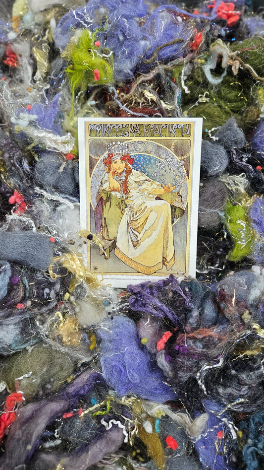 Princess Hyacinth - Mucha Fiber Art Texture Blend 3 ounces
