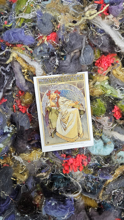 Princess Hyacinth - Mucha Fiber Art Texture Blend 3 ounces