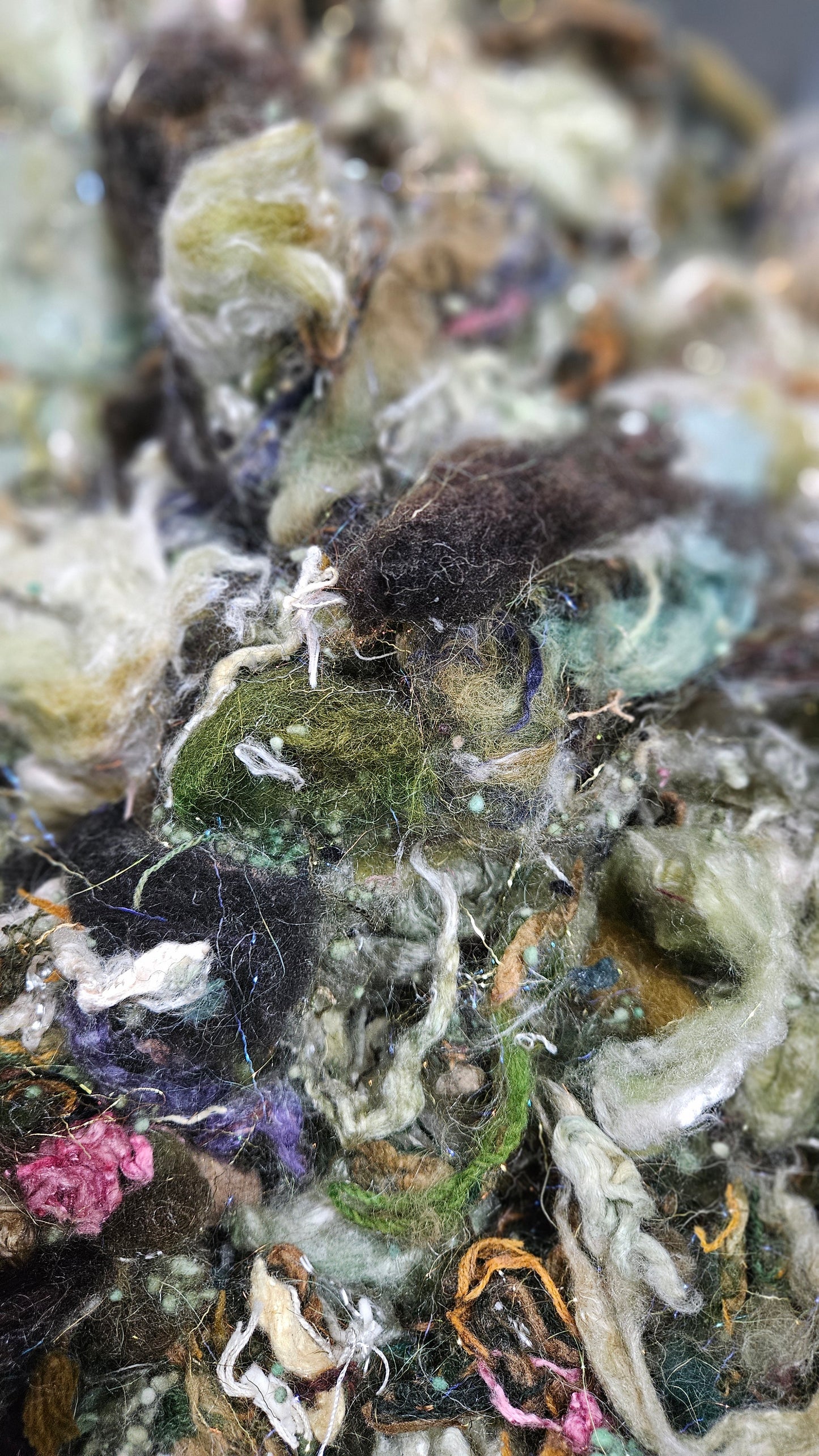 Emerald - Alphonse Mucha Fiber Art Texture Blend 3 ounces