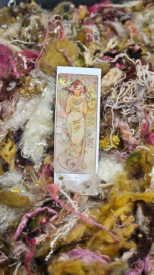 Rose - Alphonse Mucha Fiber Art Texture Blend 3 ounces
