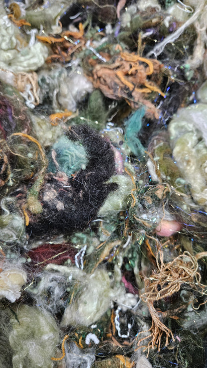 Emerald - Alphonse Mucha Fiber Art Texture Blend 3 ounces
