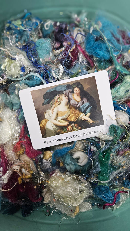 Peace Bringing Back Abundance - Louvre Fiber Art Texture Blend 3 ounces