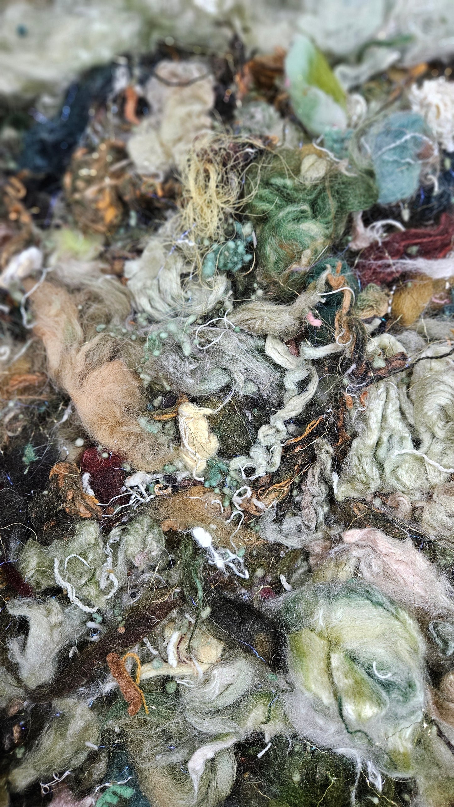 Emerald - Alphonse Mucha Fiber Art Texture Blend 3 ounces