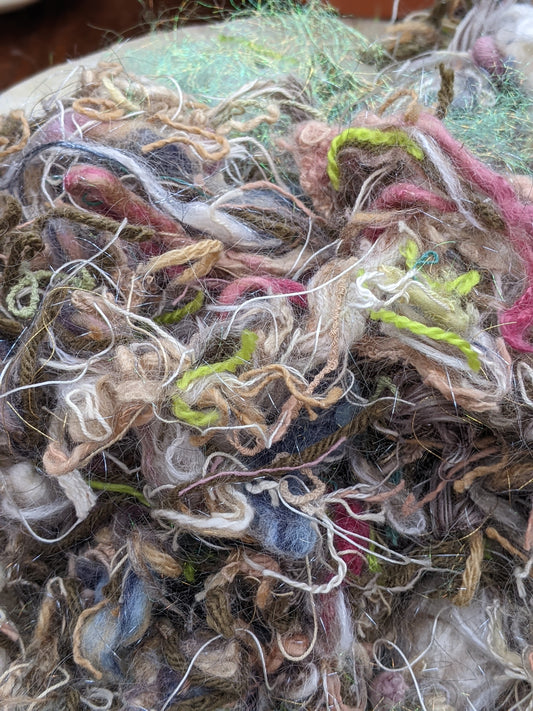 MONET - recycled thread mix for fiber blending and felting - 3 oz | 85 g