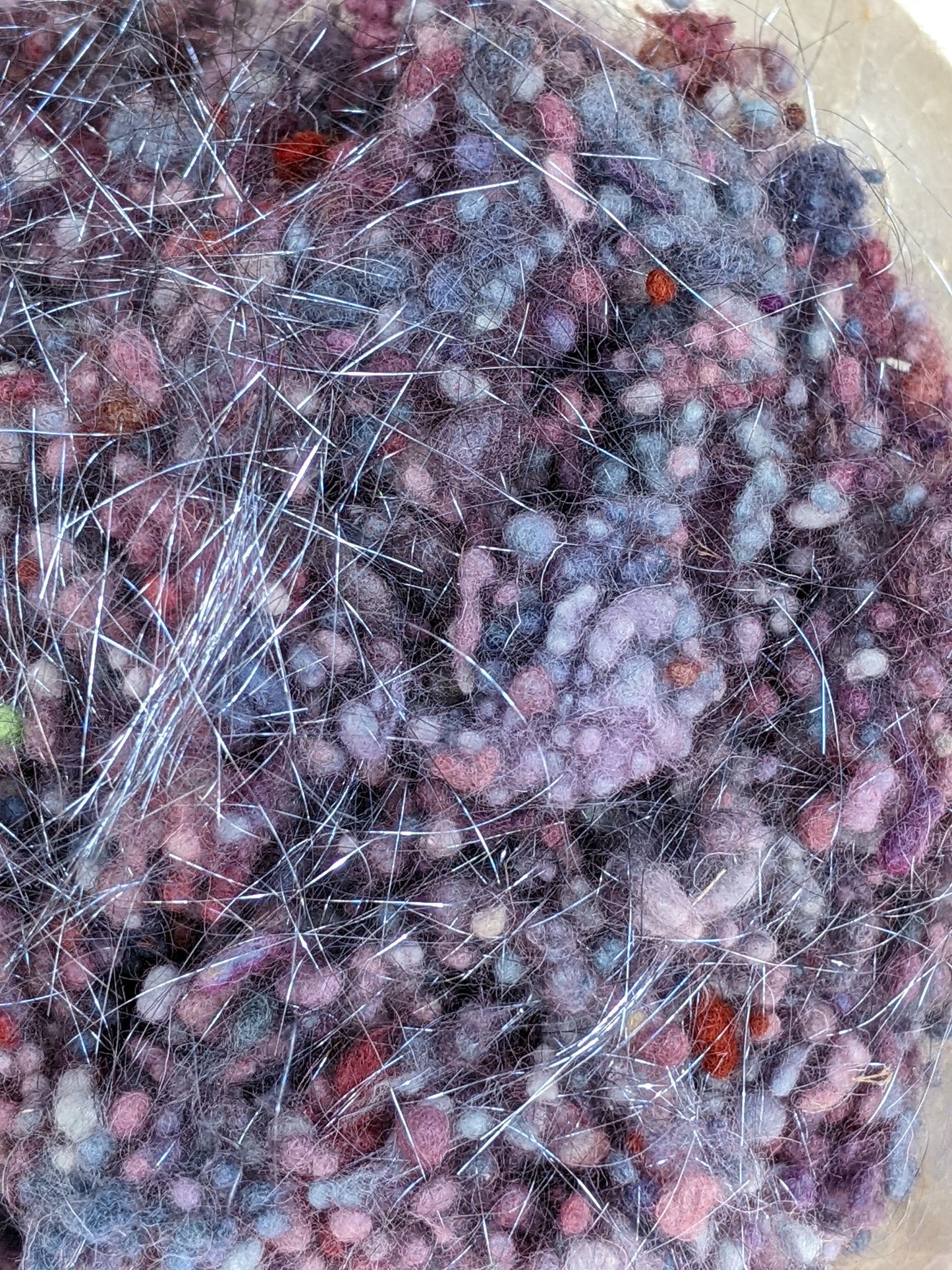 NAPLES Dyed Fine Wool Nepps Blend - 1 ounce