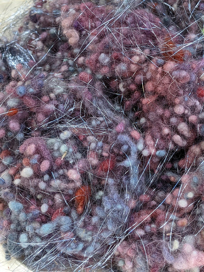 NAPLES Dyed Fine Wool Nepps Blend - 1 ounce