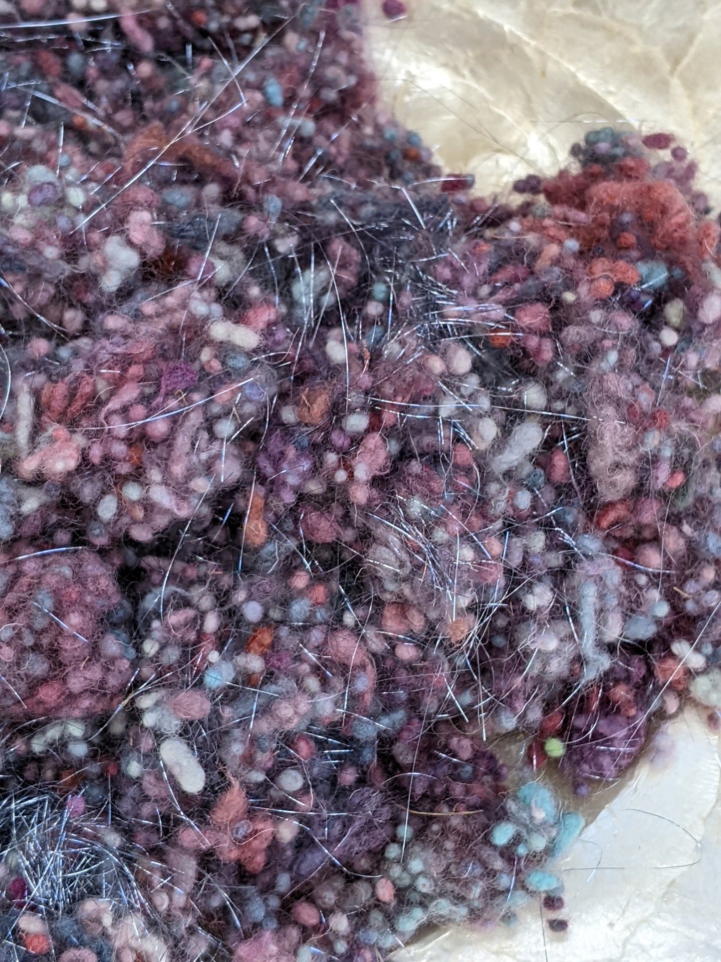 NAPLES Dyed Fine Wool Nepps Blend - 1 ounce